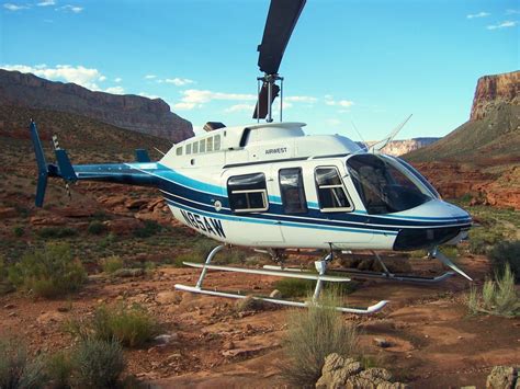 The helicopters are first come first serve, and the flight is less than 10 minutes. . Airwest helicopters havasupai